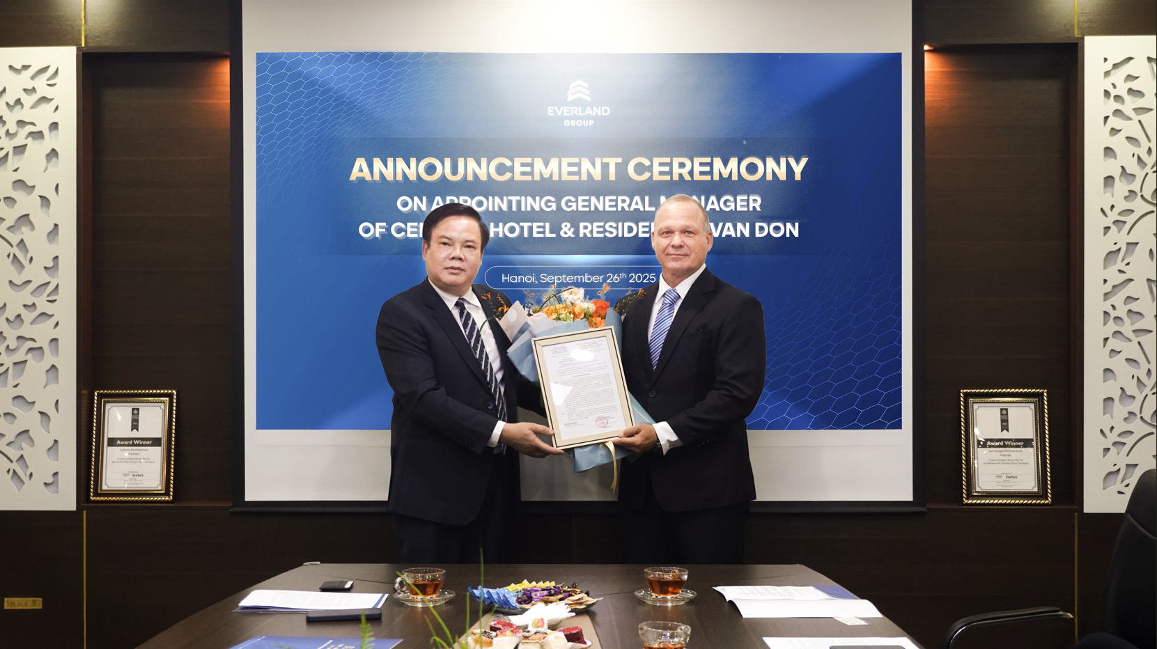 Everland Group bổ nhiệm Tổng giám đốc Khách sạn Centara Vân Đồn